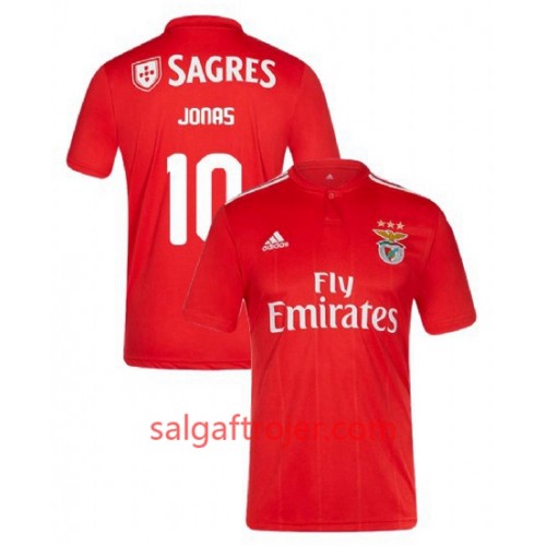 Benfica Fodboldtrøjer Jonas 10 Hjemmebanesæt 2018/19 Kort ærmer Benfica Fodboldtrøjer Jonas 10 Hjemmebanesæt 2018/19 Kort ærmer